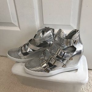 Silver wedges